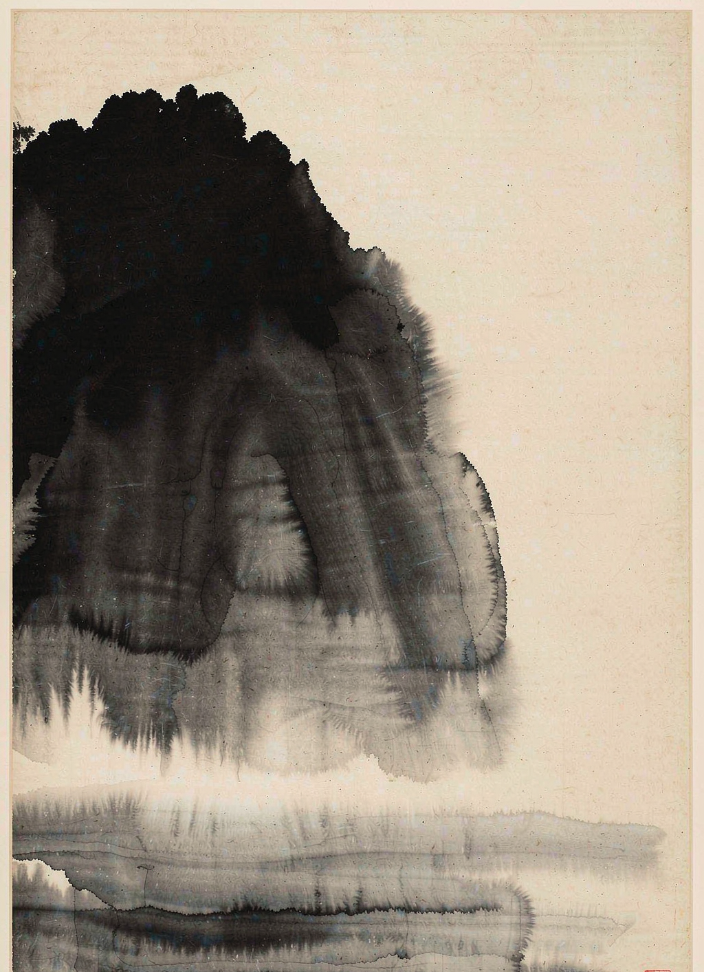 《嵐氣》— 水墨與宣紙